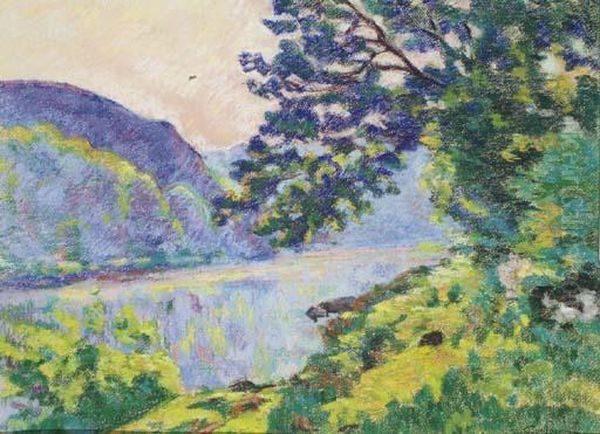 La Roche De L'echo, Crozant Oil Painting by Armand Guillaumin