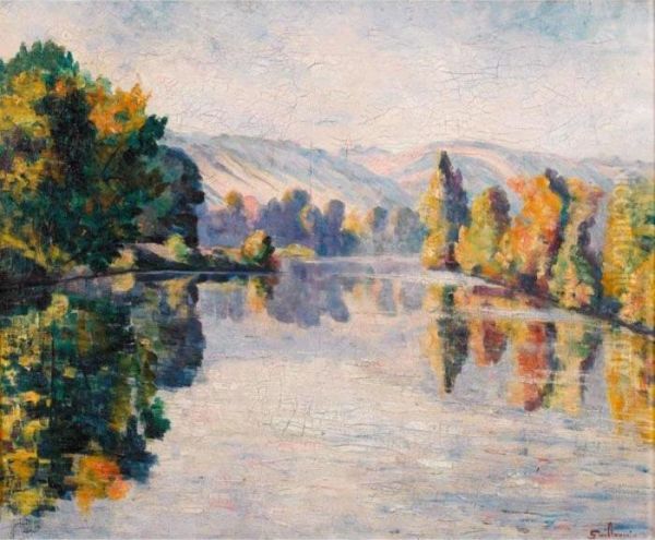 La Creuse En Automne Oil Painting by Armand Guillaumin