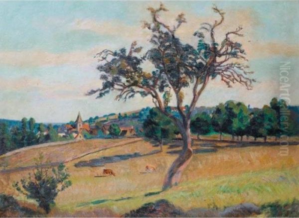 Vue De Crozant Oil Painting by Armand Guillaumin