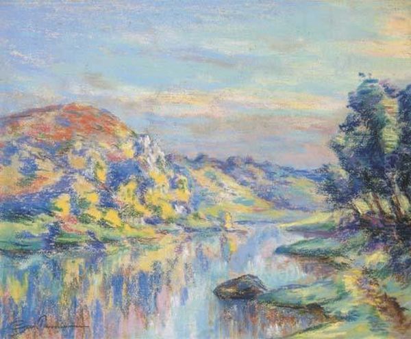 La Roche De L'echo, Crozant Oil Painting by Armand Guillaumin