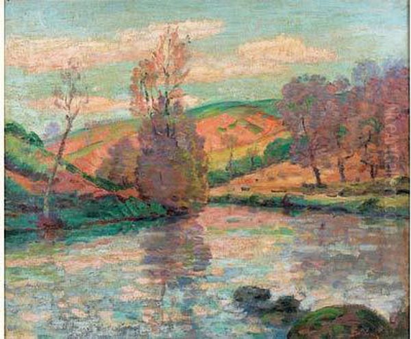 Paysage De La Creuse Oil Painting by Armand Guillaumin