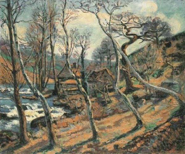 Moulin Bouchardon, Crozant Oil Painting by Armand Guillaumin