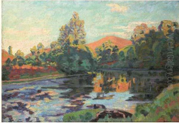 Bords De Creuse Oil Painting by Armand Guillaumin