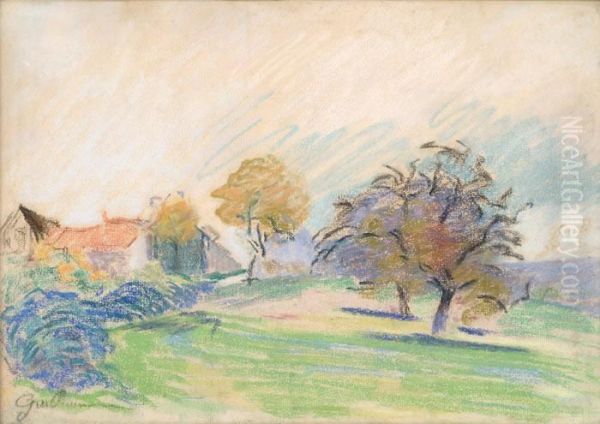 Paysage Oil Painting by Armand Guillaumin