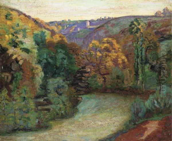 Le Gouffre Saulnier, Crozant Oil Painting by Armand Guillaumin