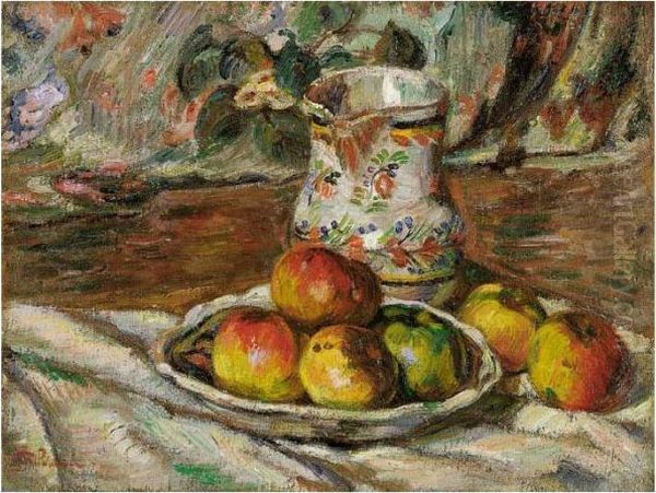 Nature Morte Au Pichet Oil Painting by Armand Guillaumin