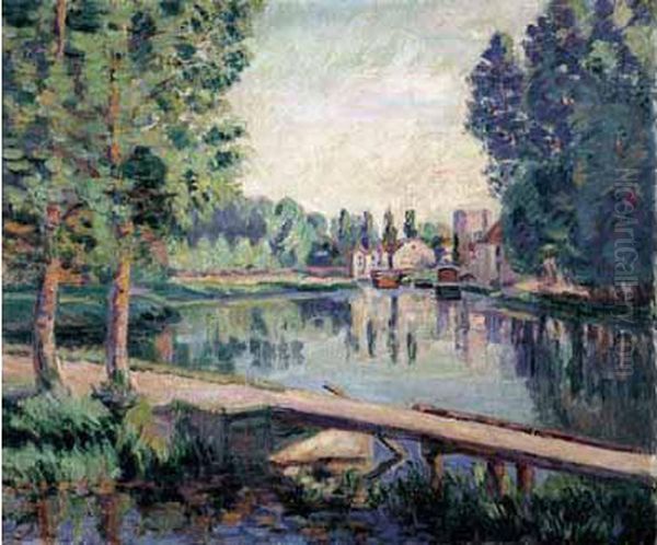 Le Vieux-samois, Vers 1900. Oil Painting by Armand Guillaumin