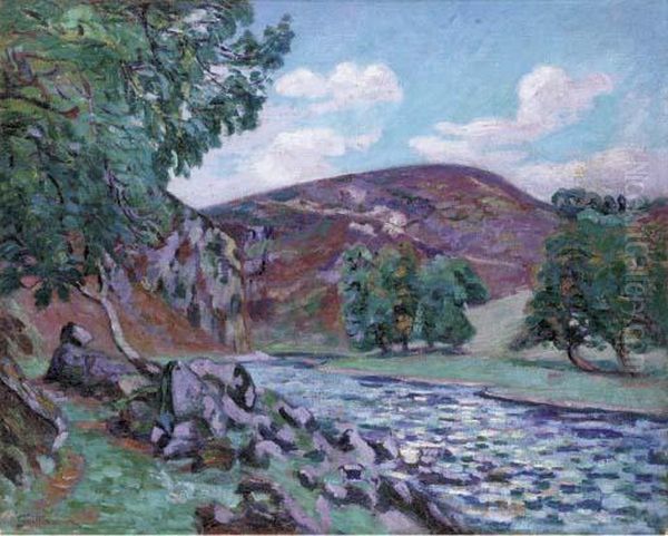 Paysage De Crozant Oil Painting by Armand Guillaumin