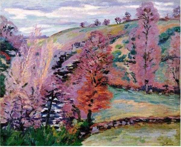 Paysage De Crozant Oil Painting by Armand Guillaumin