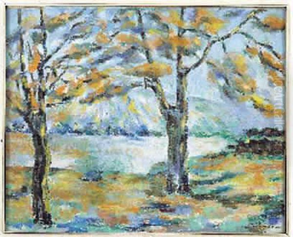 Pastel Sur Papier Signe En Bas A Droite. Oil Painting by Armand Guillaumin