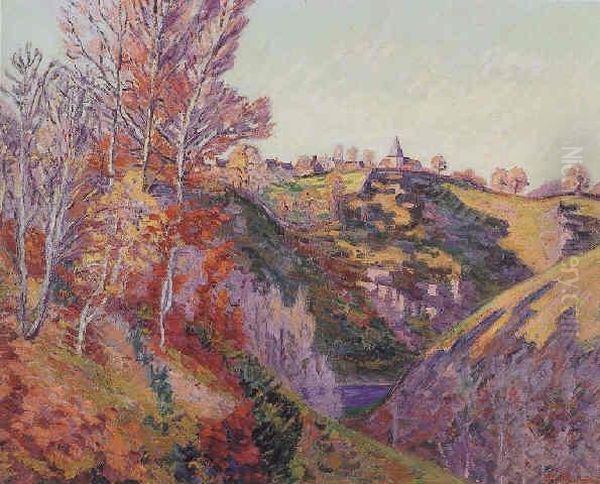 Bord De La Creuse Oil Painting by Armand Guillaumin