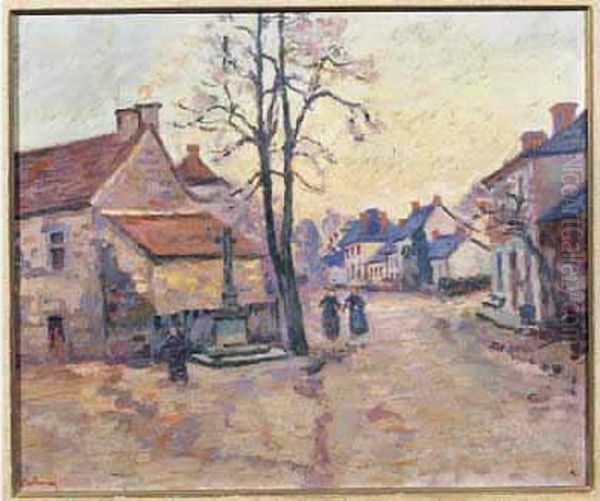 La Maison De La Nanette, Crozant Oil Painting by Armand Guillaumin