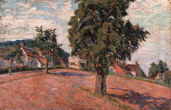 Chemin De Damiette Oil Painting by Armand Guillaumin