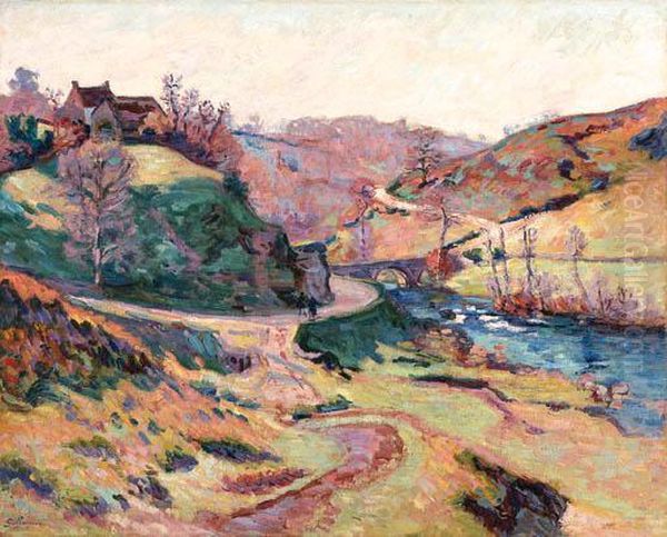 Paysage De La Creuse Oil Painting by Armand Guillaumin