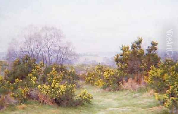 A Surrey Common Oil Painting by George Marks