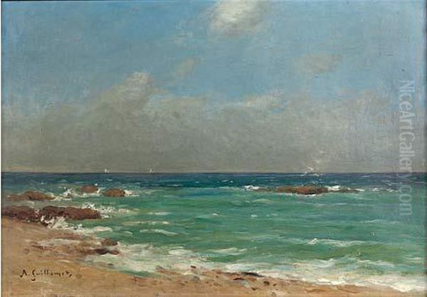 Bord De Mer Oil Painting by Jean Baptiste Antoine Guillemet