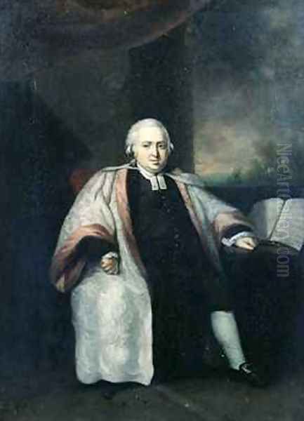 Dr Philip Hayes 1788 Oil Painting by John Hamilton Mortimer