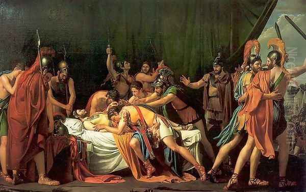 The Death of Viriathus 1806-07 Oil Painting by Jose de Madrazo