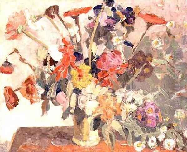 A Bouquet of Flowers 1908 Oil Painting by Jacqueline Marval