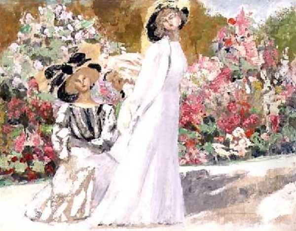 Friends 1907 Oil Painting by Jacqueline Marval