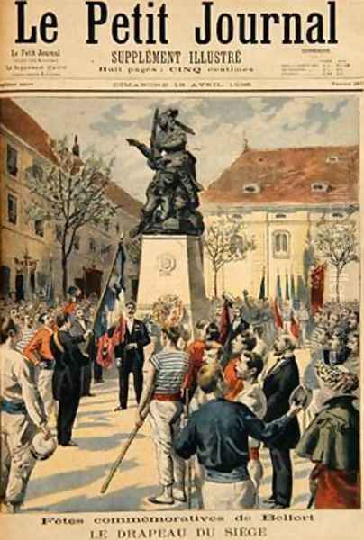 Commemoration of the Siege of Belfort illustration from Le Petit Journal 19th April 1896 Oil Painting by Fortune Louis Meaulle