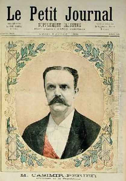 Monsieur Jean Casimir-Perier 1847-1907 from Le Petit Journal 9th July 1894 Oil Painting by Fortune Louis Meaulle