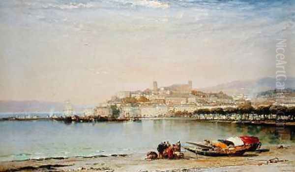 Cannes 1897 Oil Painting by Arthur Joseph Meadows