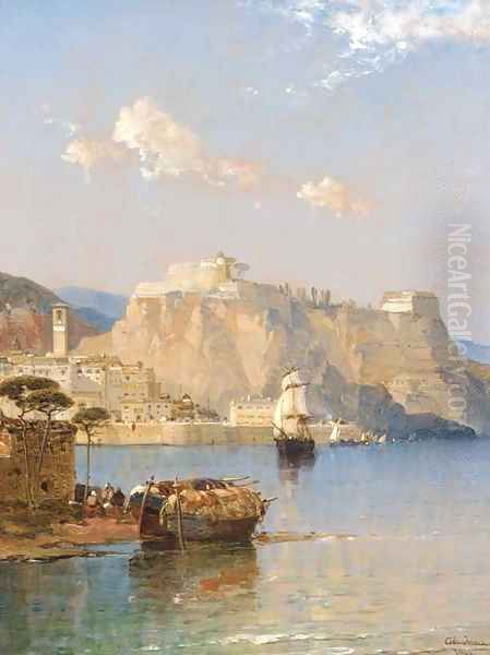 Corfu - in the Adriatic Oil Painting by Arthur Joseph Meadows