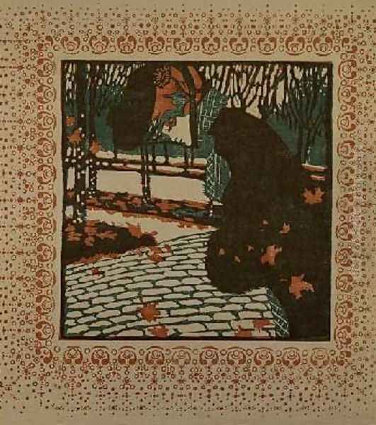 November Oil Painting by Kolo Moser