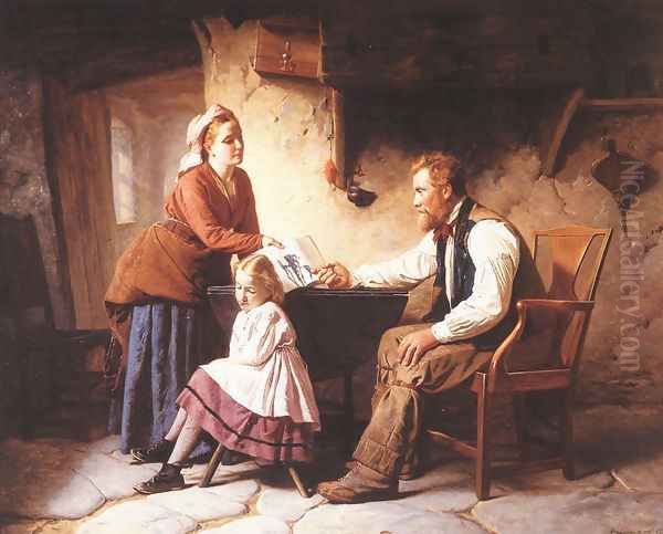 In disgrace Oil Painting by William Henry Midwood