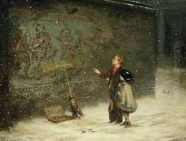 Remembering Joys that have Passed Away 1873 Oil Painting by Augustus Edward Mulready