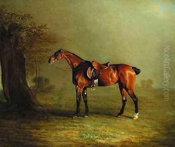 Racehorse Oil Painting by Benjamin Marshall