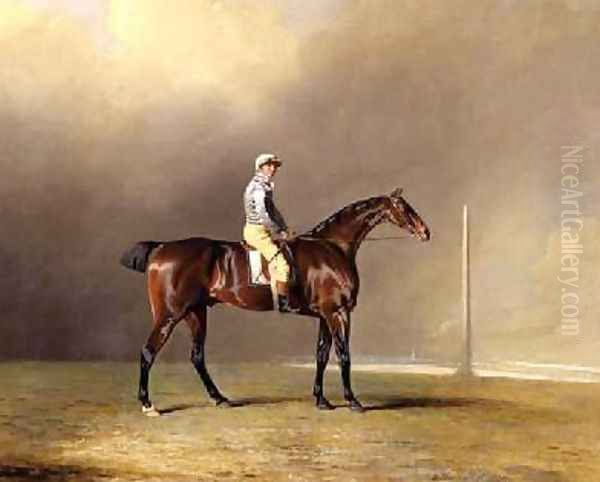 Diamond with Dennis Fitzpatrick Up 1799 Oil Painting by Benjamin Marshall