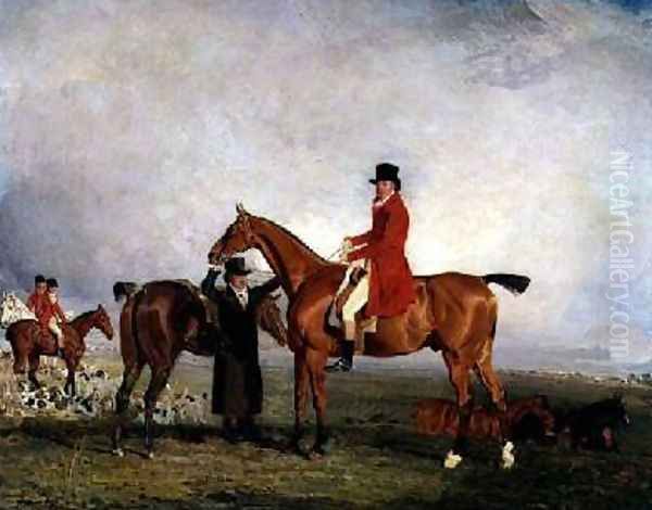 George 5th Duke of Gordon on Tiny 1806-7 Oil Painting by Benjamin Marshall