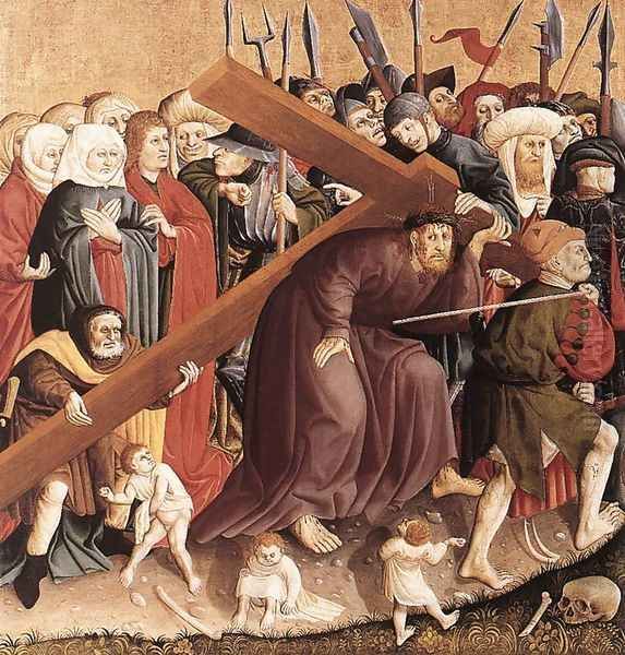 Christ Carrying the Cross 1437 Oil Painting by Hans Multscher