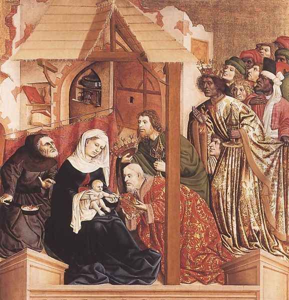 Th Adoration of the Magi 1437 Oil Painting by Hans Multscher