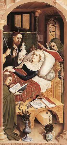 The Death of the Virgin (detail) 1437 by Hans Multscher