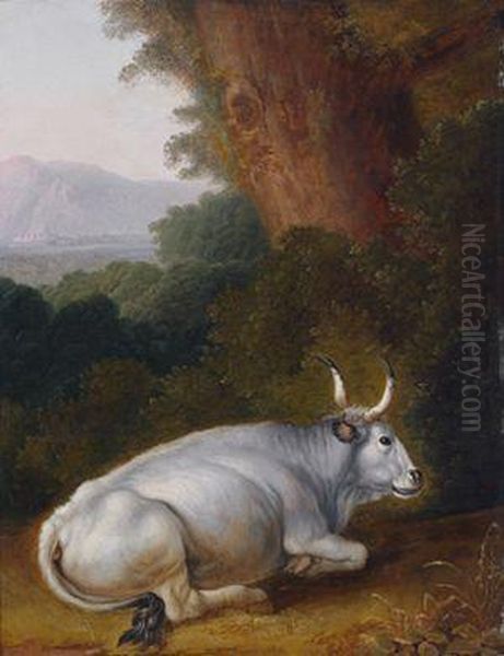 Ein Paar Tierdarstellungen Oil Painting by Jacob Philipp Hackert