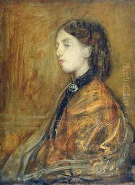 Gwen John 1876-1939 Oil Painting by Ambrose McEvoy