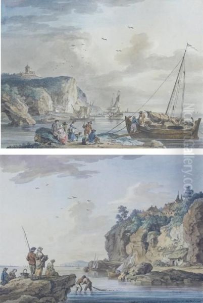 Le Retour De La Peche Oil Painting by Jacob Philipp Hackert