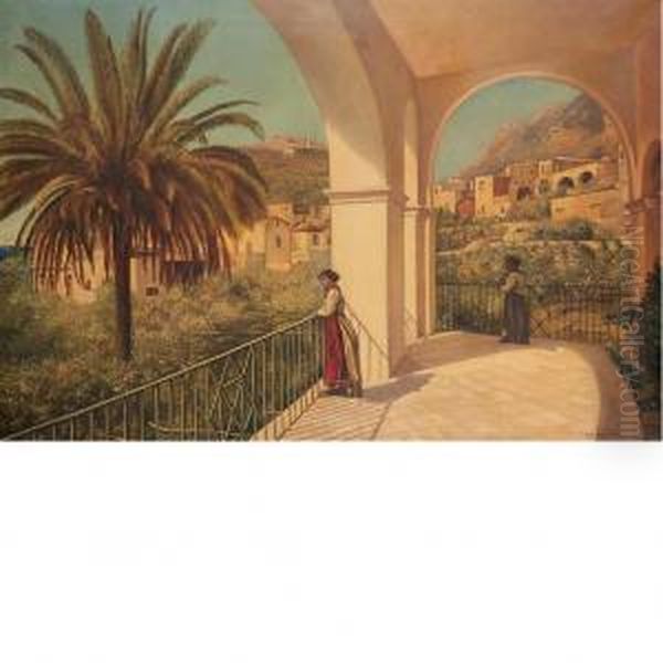 Seville Oil Painting by Arthur Trevor Haddon