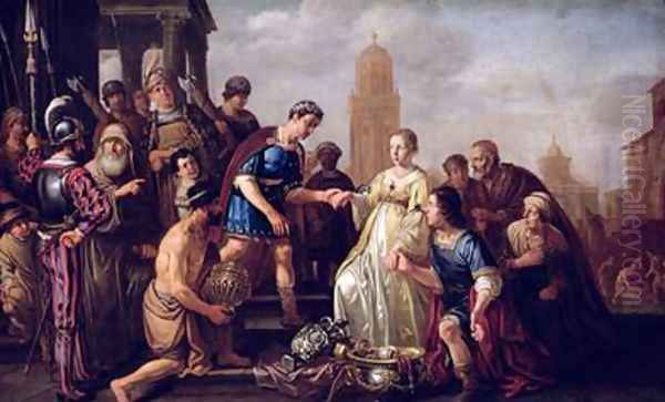 The Continence of Scipio Oil Painting by Claes Cornelisz Moeyaert