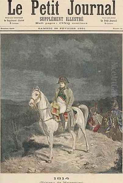 1814 from Le Petit Journal 28th February 1891 Oil Painting by Meissonier, Jean-Louis Ernest