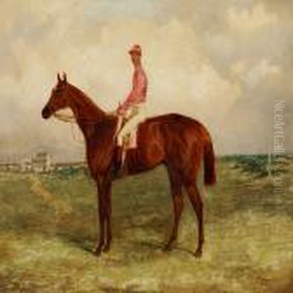 Jockey On The Horse Hermit Oil Painting by Harry Hall