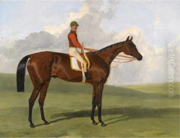 The Merry Monarch With F. Bell Up Oil Painting by Harry Hall