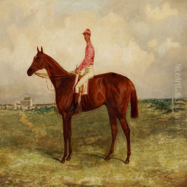 Jockey On The Horse Hermit Oil Painting by Harry Hall