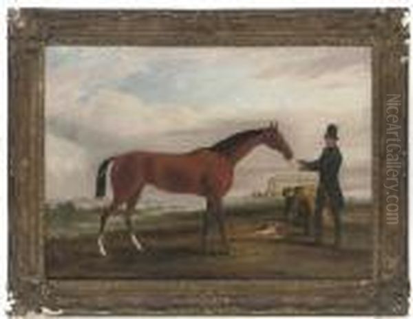 Malacca
, Winner Of The Cambridge Stakes Oil Painting by Harry Hall