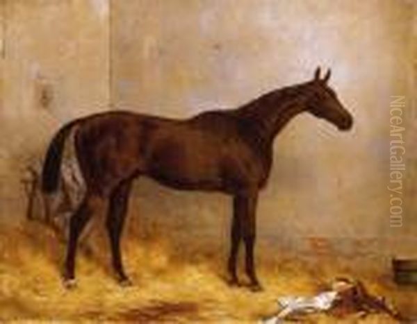 Racing Horse Oil Painting by Harry Hall