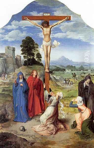 The Crucifixion After 1515 Oil Painting by Workshop of Quentin Massys