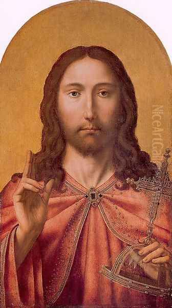 Christ Approx. 1500-30 Oil Painting by Workshop of Quentin Massys